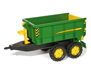 Piekabe pedāļu traktoriem Rolly Toys rollyContainer John Deere 125098 цена и информация | Игрушки для мальчиков | 220.lv