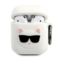 Karl Lagerfeld KLACA2SILCHWH AirPods Silicone Choupette cena un informācija | Austiņas | 220.lv