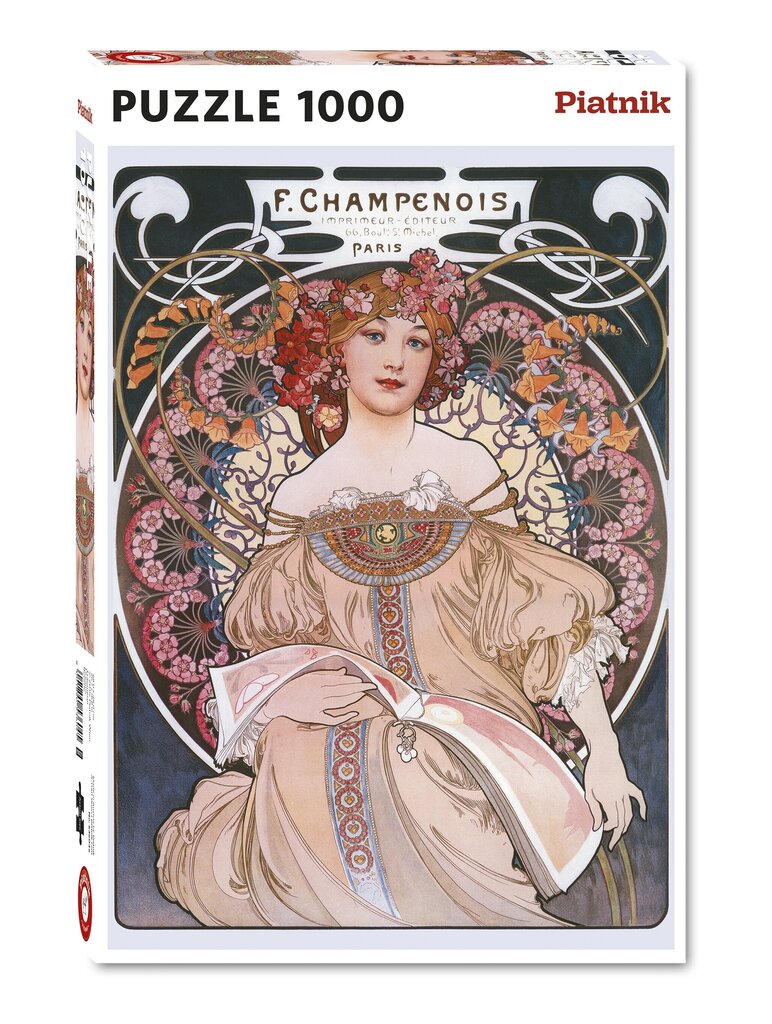 Puzle Alfons Mucha, 1000 gab. cena un informācija | Puzles, 3D puzles | 220.lv