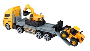 Автовоз стройтехники со светом и звуком JCB Teamsterz цена и информация | Конструктор автомобилей игрушки для мальчиков | 220.lv