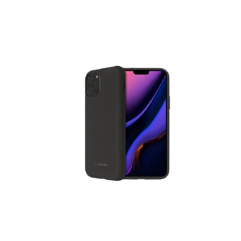 so seven SSBKC0387 Smoothie Silicone Case for iPhone 11 Pro (black) cena un informācija | Telefonu vāciņi, maciņi | 220.lv