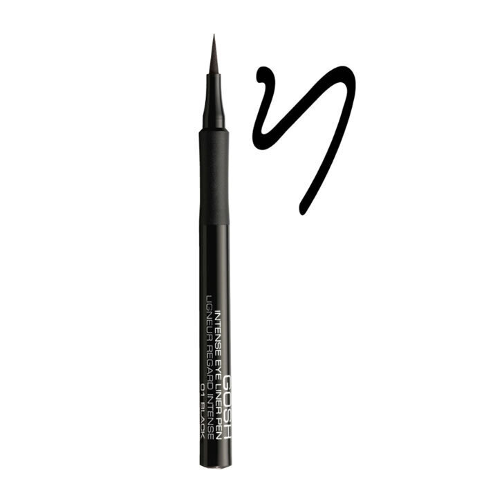 GOSH Intense Eye Liner Pen acu laineris 1 g, 01 Black cena un informācija | Acu ēnas, skropstu tušas, zīmuļi, serumi | 220.lv