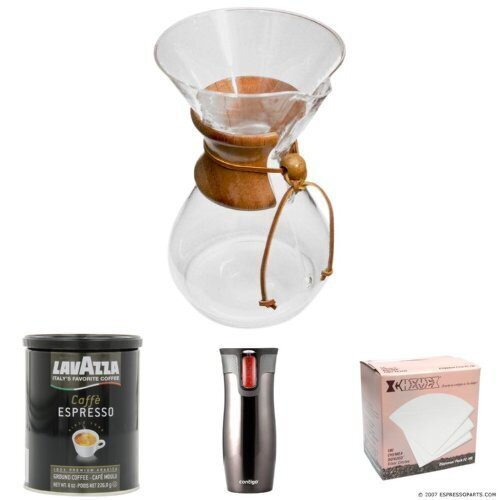 Kafijas karafe Three Cup Classic, Chemex cena un informācija | Kafijas kannas, tējkannas | 220.lv