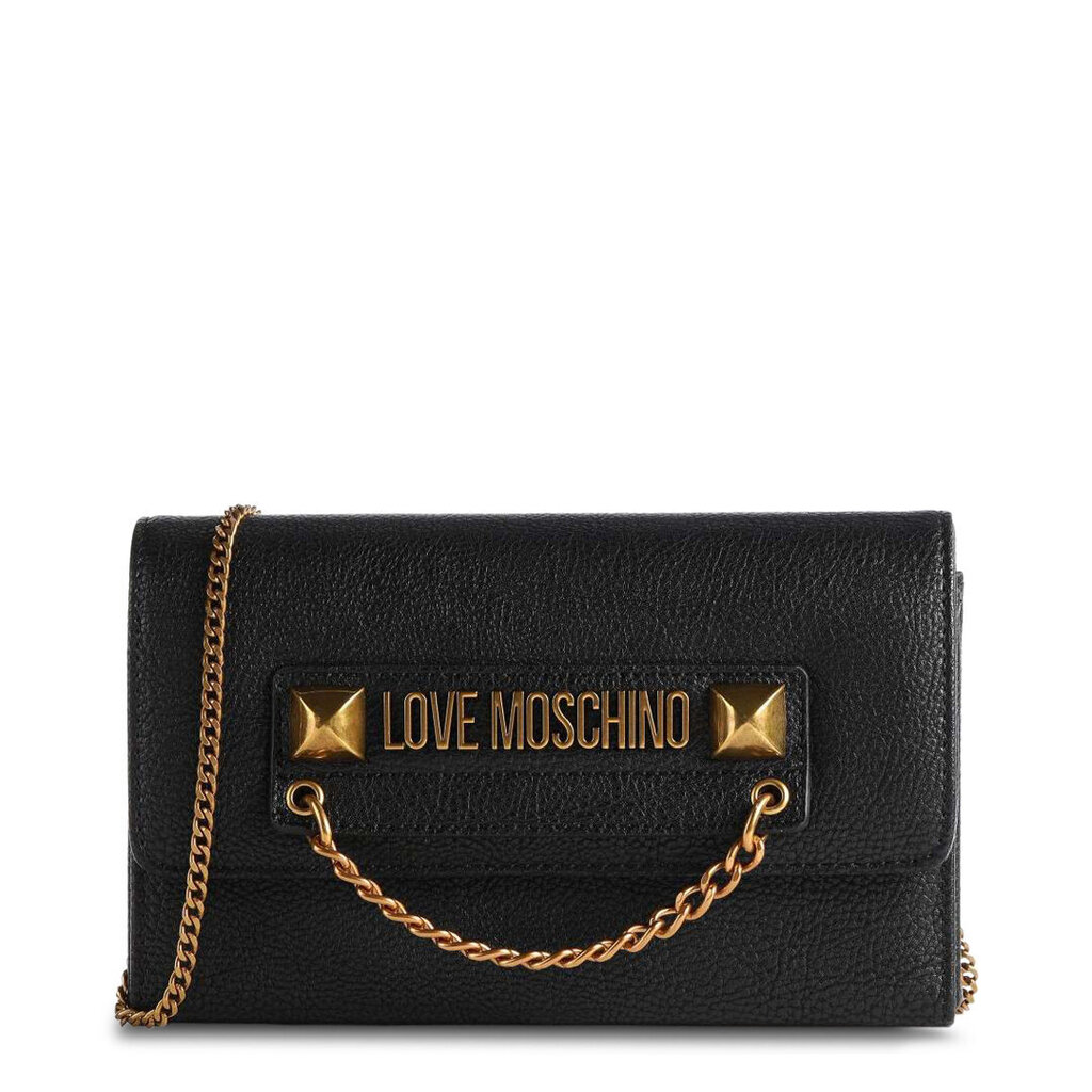 Love Moschino sieviešu pleca soma, melnā krāsā 891302320 cena un informācija | Sieviešu somas | 220.lv