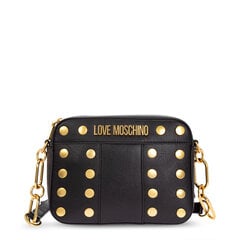 Love Moschino sieviešu pleca soma, melnā krāsā 891302340 cena un informācija | Sieviešu somas | 220.lv