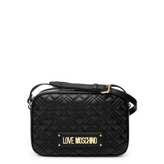 Love Moschino sieviešu pleca soma, melnā krāsā 891302289 cena un informācija | Sieviešu somas | 220.lv
