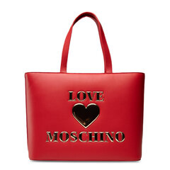 Love Moschino sieviešu rokas soma, sarkanā krāsā 891302371 cena un informācija | Sieviešu somas | 220.lv