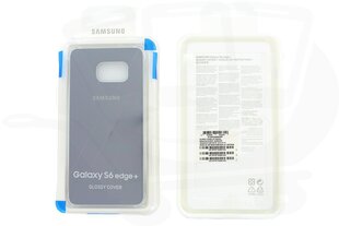 Aizmugurējais vāciņš Samsung       Glossy cover for Galaxy S6 Edge + (G928) EF-QG928MBEGWW Black cena un informācija | Telefonu vāciņi, maciņi | 220.lv
