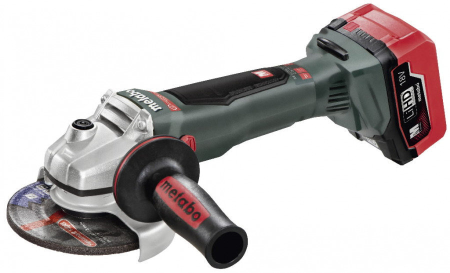 Metabo Leņķa slīpmašīna WB 18 LTX BL 125 Quick / 5,5 Ah LiHD цена и информация | Slīpmašīnas | 220.lv