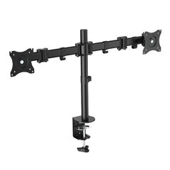 Logilink BP0022 Dual Monitor Desk mount, цена и информация | Кронштейны и крепления для телевизоров | 220.lv