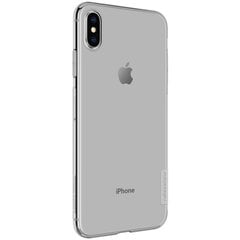 Aizmugurējais vāciņš Nillkin    Apple    iPhone Xs Max Nature TPU Case    Grey cena un informācija | Telefonu vāciņi, maciņi | 220.lv