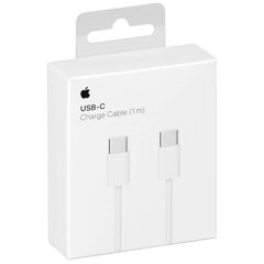 Apple MUF72ZM/A USB-C на USB-C  Кабель данных и заряда 1m Белый (EU Blister) цена и информация | Кабели для телефонов | 220.lv