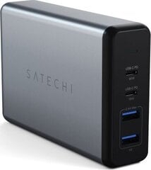 Адаптер питания Satechi 2x USB-C и 2x USB-A (108 Вт) цена и информация | Зарядные устройства для телефонов | 220.lv