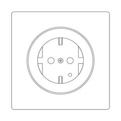 FIBARO Walli Outlet type F, Black Z-Wave cena un informācija | Fibaro Apgaismojums un elektropreces | 220.lv