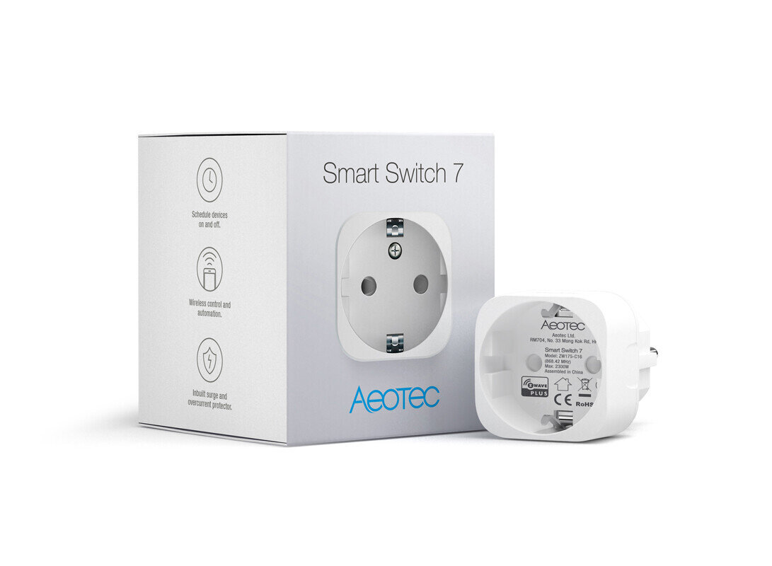 AEOTEC Smart Switch 7 Z-Wave Plus цена и информация | Smart ierīces un piederumi | 220.lv