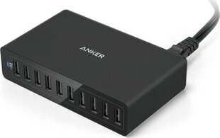 MOBILE CHARGER WALL POWERPORT/10P 60W A2133L11 ANKER cena un informācija | Lādētāji un adapteri | 220.lv