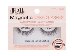 Ardell Magnetic Naked Lashes 420 mākslīgās skropstas 1, Black cena un informācija | Ardell Smaržas, kosmētika | 220.lv