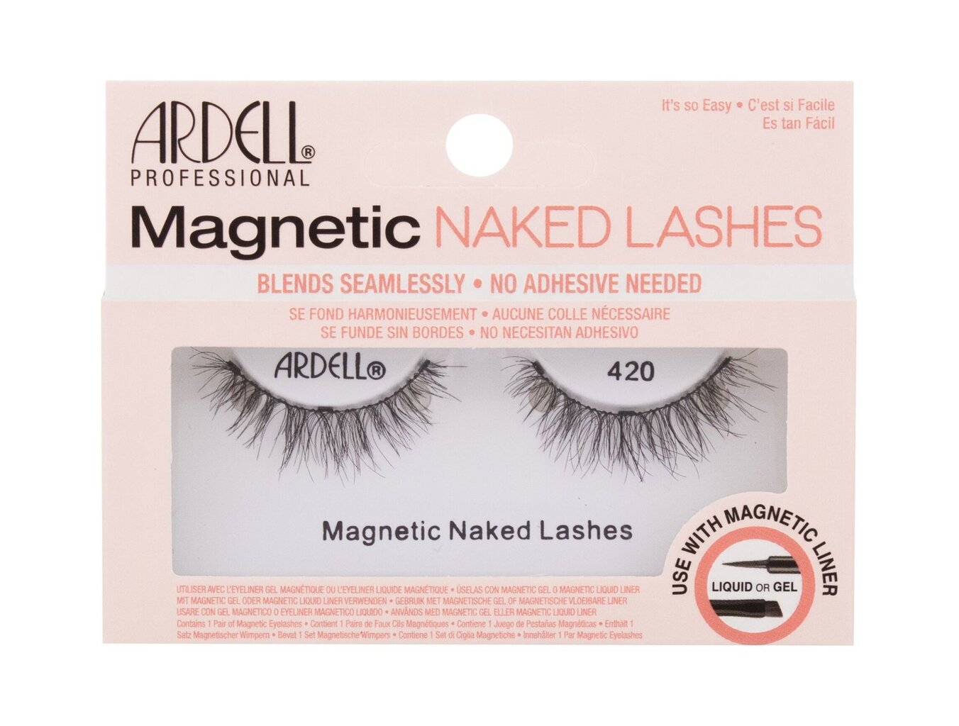 Ardell Magnetic Naked Lashes 420 mākslīgās skropstas 1, Black cena un informācija | Mākslīgās skropstas, skropstu atliecēji | 220.lv