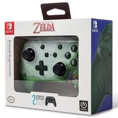 PowerA Enhanced Wired Controller - Legend of Zelda Edition (Switch) cena un informācija | Spēļu kontrolieri | 220.lv