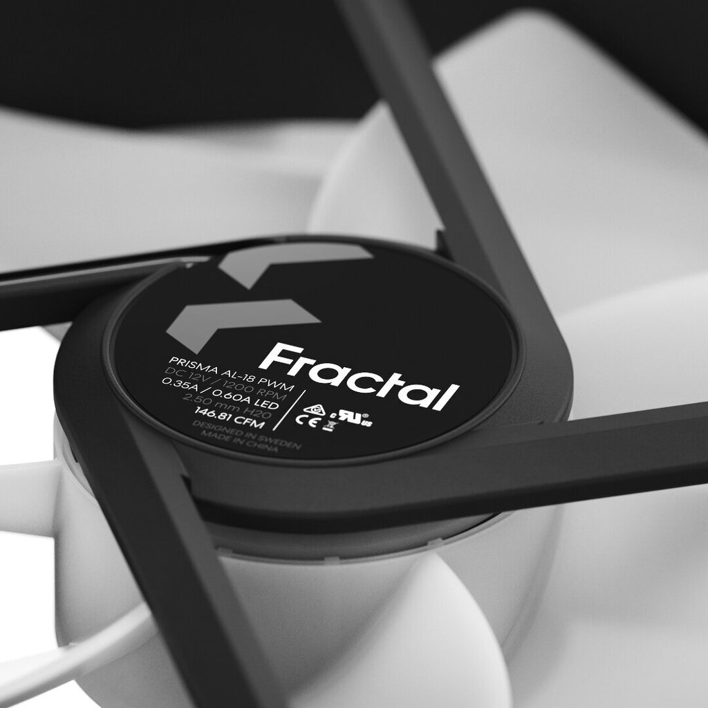 Fractal Design FD-FAN-PRI-AL18-PWM-2P cena un informācija | Procesora dzesētāji | 220.lv