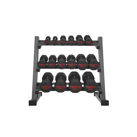 PROIRON PRKRD05K Rubber Dumbbell, 10.00 cena un informācija | Hanteles, svaru stieņi un diski | 220.lv