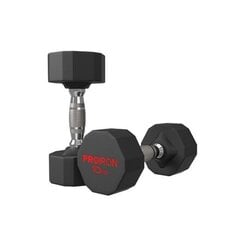 PROIRON PRKRD10K Rubber Dumbbell, 20.00  цена и информация | Гантели, гири, штанги | 220.lv