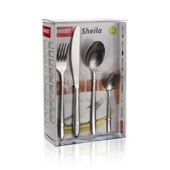 BANQUET Комплект столовых приборов Sheila, 24 части цена и информация | столовые приборы kinghoff 24шт. стекло kh-1512 | 220.lv