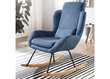 Šūpuļkrēsls Rocky, zils cena un informācija | Atpūtas krēsli | 220.lv