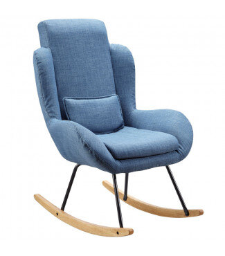 Šūpuļkrēsls Rocky, zils цена и информация | Atpūtas krēsli | 220.lv