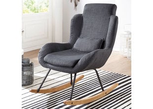 Kресло-качалка Rocky, серый цена и информация | Кресла в гостиную | 220.lv