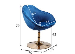 Krēsls Sarin, zils цена и информация | Кресла в гостиную | 220.lv