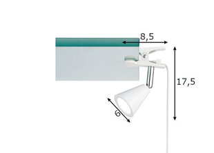 Galda lampa Zirbel LED cena un informācija | Galda lampas | 220.lv
