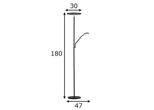 Stāvlampa LED Fabi cena un informācija | Stāvlampas | 220.lv