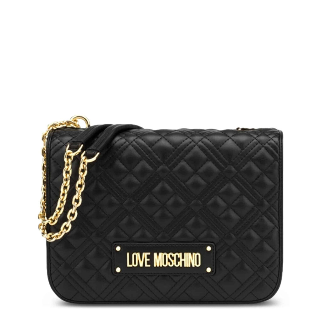 Love Moschino sieviešu rokas soma, melnā krāsā cena un informācija | Sieviešu somas | 220.lv