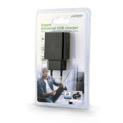 Gembird 2-port universal USB charger EG- цена и информация | Зарядные устройства для телефонов | 220.lv