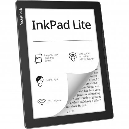 READER INK 9 8GB INKPAD LITE/GREY PB970-M-WW POCKET BOOK цена и информация | E-grāmatu lasītāji | 220.lv