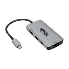 Tripp Lite USB-C Dock U444-06N-H4GUSC Single Display цена и информация | Адаптеры и USB разветвители | 220.lv