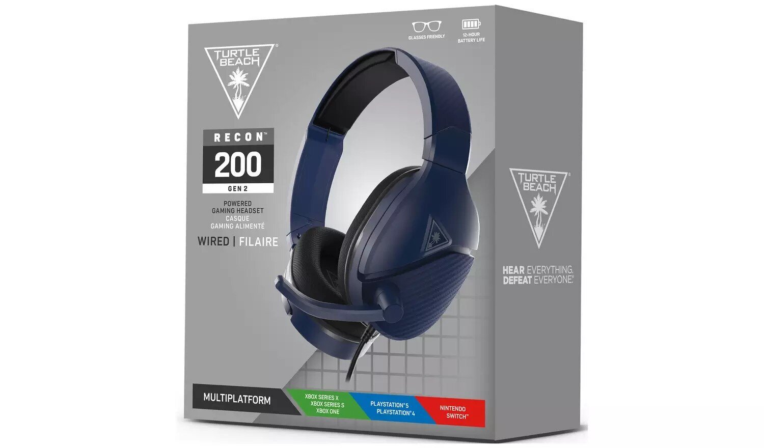 Turtle Beach headset Recon 200, blue cena un informācija | Austiņas | 220.lv