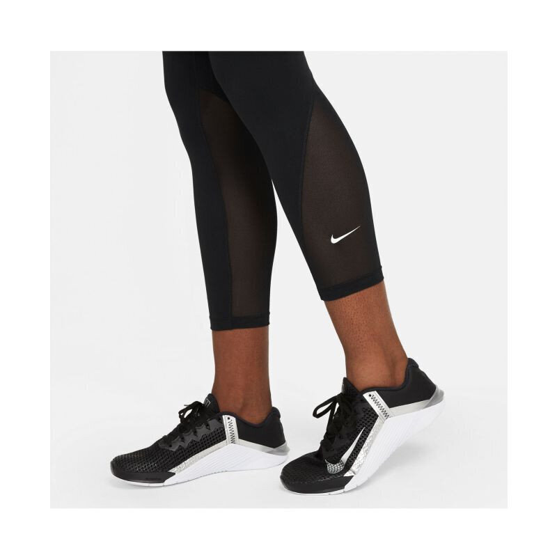 Nike sieviešu 7/8 sporta legingi ONE DF MR, melnā krāsā S cena un informācija | Sporta apģērbs sievietēm | 220.lv