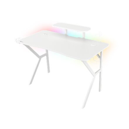 Genesis Gaming Desk Holm 320 RGB Headpho cena un informācija | Datorgaldi, rakstāmgaldi, biroja galdi | 220.lv