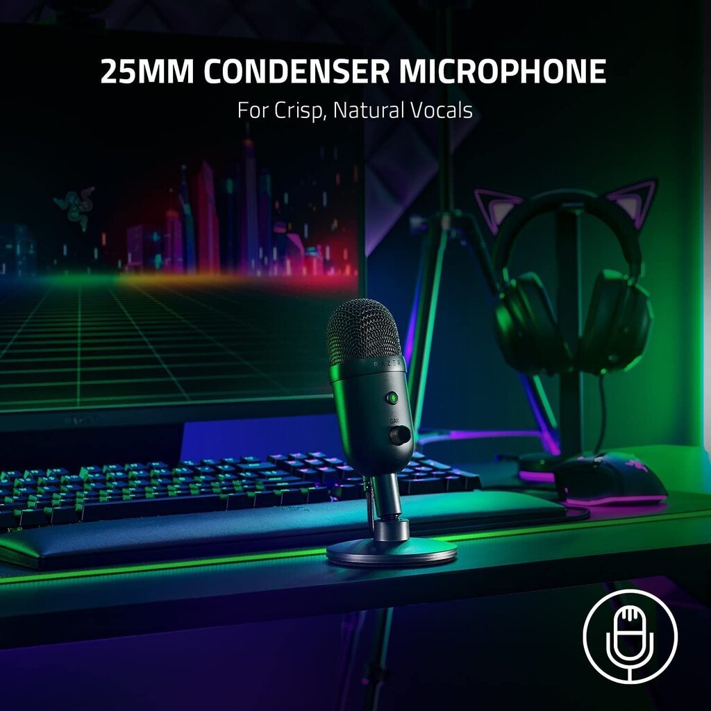 Razer Seiren V2 X Streaming Microphone, cena un informācija | Mikrofoni | 220.lv