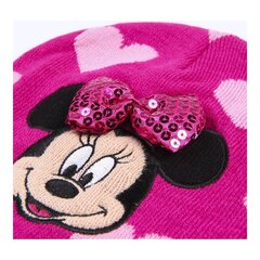 Детская шапка Minnie Mouse, розовая цена и информация | Шапки, перчатки, шарфы для девочек | 220.lv