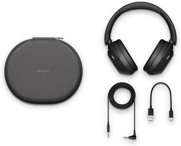 Sony wireless headset WH-XB910NB, black cena un informācija | Austiņas | 220.lv