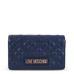 Love Moschino sieviešu pleca soma, zilā krāsā cena un informācija | Sieviešu somas | 220.lv