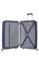 American Tourister vidējā lieluma ceļojumu koferis Soundbox Spinner Expandable 67 cm, zilā krāsā цена и информация | Koferi, ceļojumu somas | 220.lv
