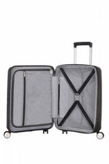 American Tourister vidējā lieluma ceļojumu koferis Soundbox Spinner Expandable 67 cm, melns цена и информация | Чемоданы, дорожные сумки | 220.lv