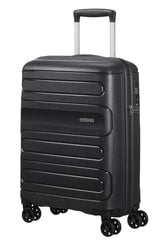 American Tourister rokas bagāža Sunside Spinner 55, melnā krāsā cena un informācija | Koferi, ceļojumu somas | 220.lv