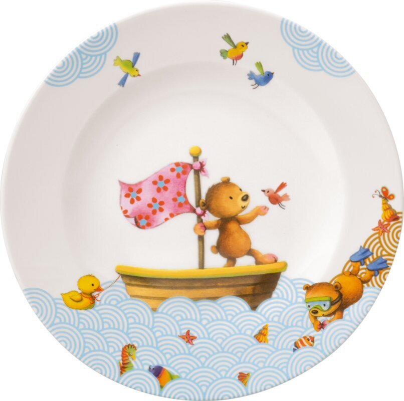 Villeroy & Boch šķīvis 21,5 cm Happy as Bear (garantija) cena un informācija | Trauki, šķīvji, pusdienu servīzes | 220.lv