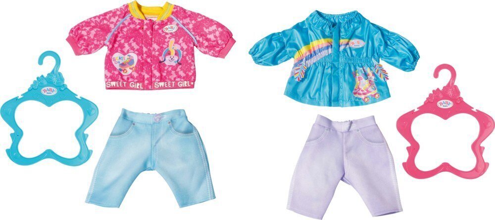 Baby Born Casual meiteņu ikdienas drēbju komplekts lellēm цена и информация | Rotaļlietas meitenēm | 220.lv