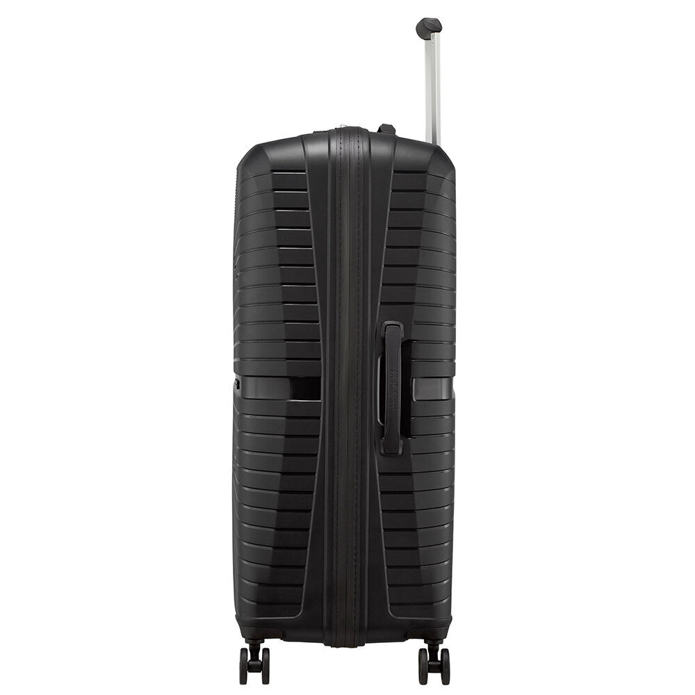 American Tourister lielais ceļojumu koferis Airconic-Spinner 77/28, melns cena un informācija | Koferi, ceļojumu somas | 220.lv